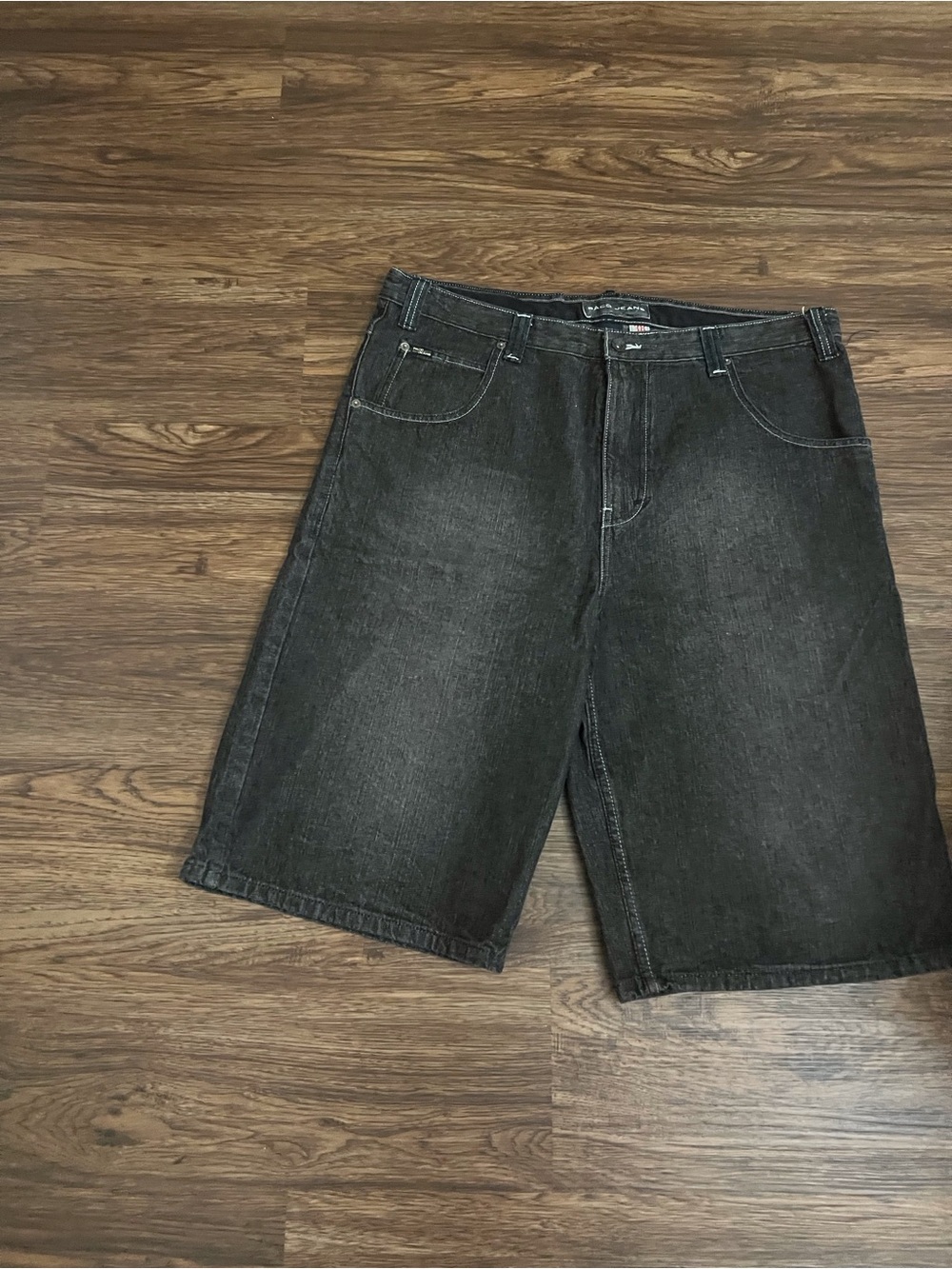 Men's Black Denim Shorts - Classic Casual Style
